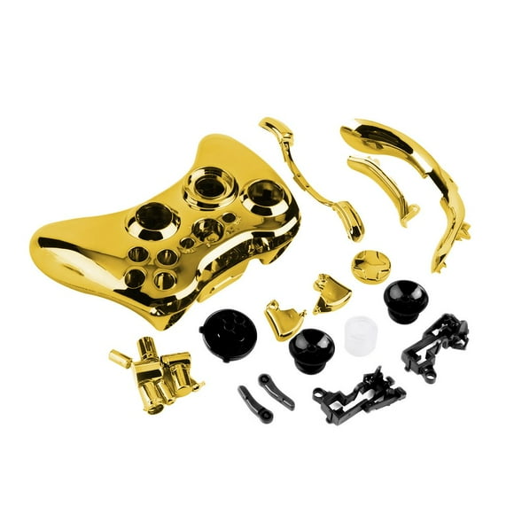 2022 Ensemble le Plus Chaud Coque de Manette Sans Fil Pare-Chocs Boutons Jeu pour Xbox360 Vernis Numérique 8 Couleurs