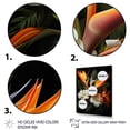 thumbnail image 3 of Designart "Paradise of the Birds of Paradise I" Floral & Botanical Floater Framed Canvas Print, 3 of 7