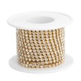 thumbnail image 1 of Wdftyju 5 yardas/rollo AB cadena de diamantes de imitación de cristal SS6-SS16 DIY joyería artesanal (oro) Wdftyju 2nz5dm7qd1zd2jl3D01, 1 of 6