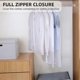 thumbnail image 4 of Dust-proof Portable Clothes Bags Set Translucent Garment Cover Full Zipper Lightweight for Suit Shirt Gown Dress Coat 60*120cm, 4 of 4