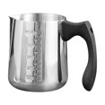 thumbnail image 2 of Taza de acero inoxidable para espumar leche, taza de vapor para barista, taza vaporizadora, jarra 600ml1, 2 of 9