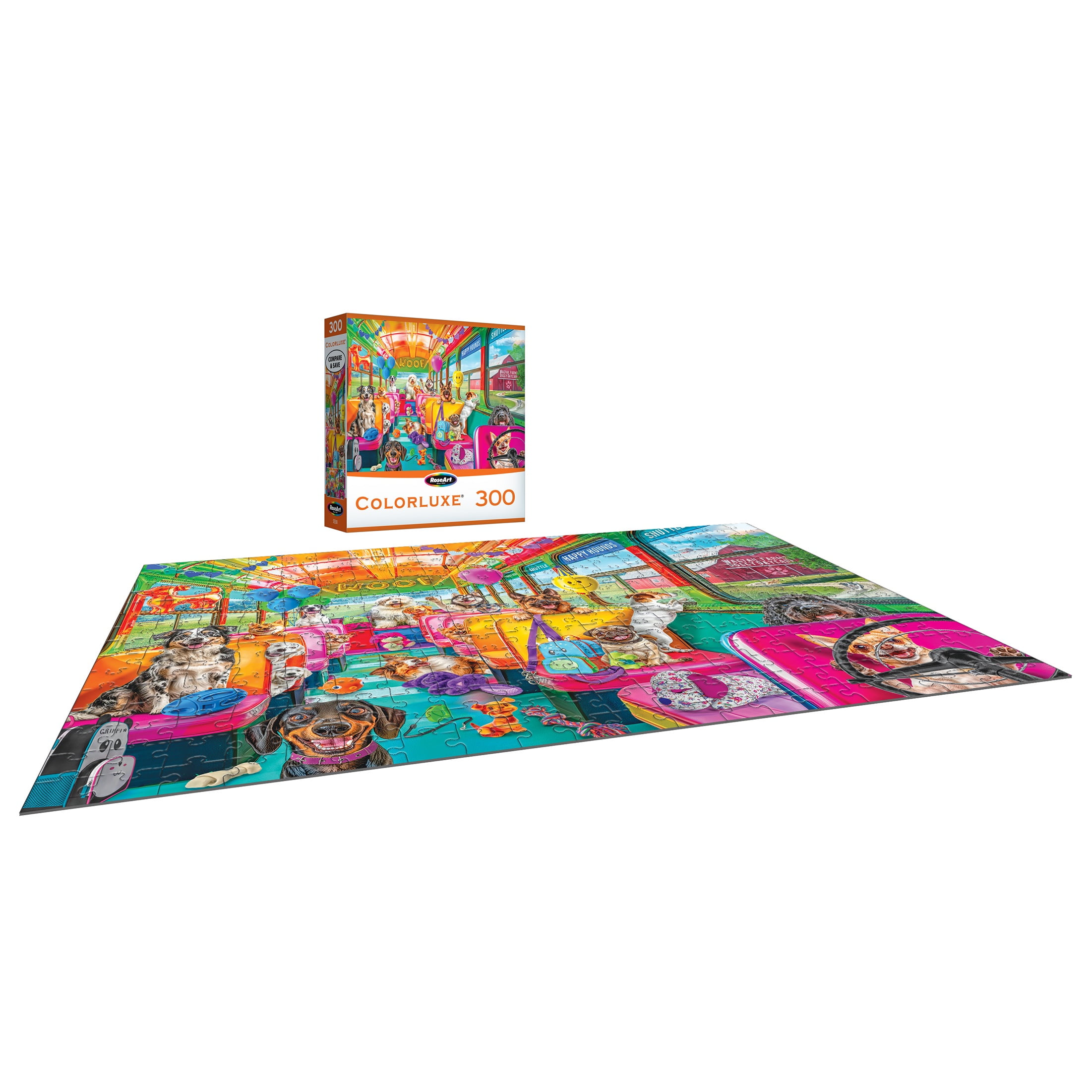 RoseArt Colorluxe 300-Piece - Doggy Daycare Shuttle - Walmart.com