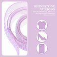 thumbnail image 4 of unbranded Tira Decorativa Autoadhesiva De Strass En Resina Violeta Para Manualidades Creativas, 4 of 8