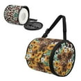 thumbnail image 2 of ZIATUBLE Sunflower Cow Toilet Paper Dispenser Cow Print Hanging Paper Towel Holder with Smooth Zipper Roll Paper Towel Storage Case Reusable Paper Pouches for Easy Storage and Carrying, 2 of 7