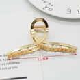 thumbnail image 2 of Gold Hair Clips,Claw Clips for Thick Hair, Metal Hair Claw Clips for Women Girls,Hair Accessories for Women,Strong Hold Large Hair Clip, 2 of 2