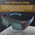 thumbnail image 3 of TFixol Solar Power Auto Darkening Welding Glasses Safety Protective Welders Glasses Argon Arc Welding Electric Welding Glasses Practical Welding Glasses Utility Welding Tools, 3 of 7