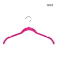 thumbnail image 2 of Paquete de 10 perchas para ropa Bearachild antideslizantes rosa plástico, 2 of 6