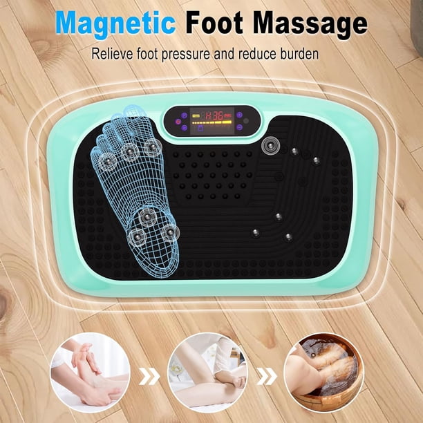 HOTWAVE Vibration Plate Exercise Machine, Power Waver Vibrate Fitness  Platform Vibration Plate for Lymphatic Drainage,Weight Loss Shaping Toning  &Relaxing Muscles at Home Gym - Walmart Business Supplies