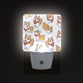 thumbnail image 3 of Corgi Dog with Scarves Night Light 2 Pack LED Nightlight Plug into Wall Dusk to Dawn Sensor Soft White, 3 of 7