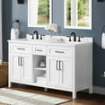 thumbnail image 6 of Ove Decors Tahoe II 60 W x 21" D Freestanding Bathroom Vanity with Single Sink, Pure White, 6 of 16