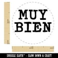 thumbnail image 2 of Muy Bien Very Good Spanish Text Self-Inking Rubber Stamp Ink Stamper - Blue Ink - Medium 1 Inch, 2 of 7