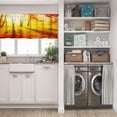 thumbnail image 5 of LALILO Kitchen Curtain Valance Autumn Fall Autumnal Park Rod Pocket Window Curtain 52"x 18" Set of 2, 5 of 5