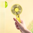 thumbnail image 4 of Wosthever Ventilador de mano Aparato doméstico a Dispositivo electrónico Enfriador de aire Escritorio Verano Accesorios para el aula Mini Accesorios para electrodomésticos Amarillo Talla grande Wosthever HA062682-03B, 4 of 6