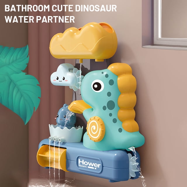Juguetes de Baño para Bebés BuyWeek con Cascada de Dinosaurios Material ABS