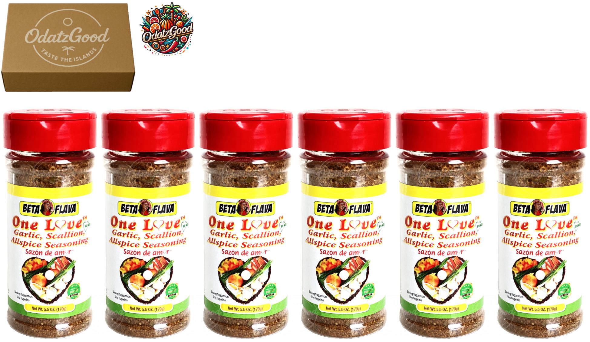 Beta Flava Garlic Scallion 5.5oz (170g) 6-Pack – Curated & Packaged by ODatzGood