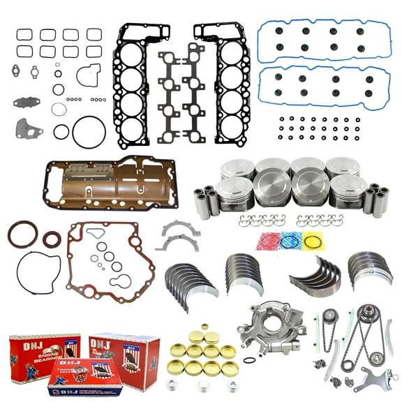 DNJ EK1101CM Master Engine Rebuild Kit Fits Cars & Trucks 2005-2007 Dodge Dakota 4.7L SOHC V8 16V 285cid VIN J