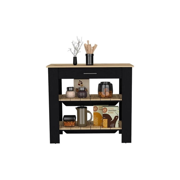 TREEVOL FURNITURE Kitchen Island 40 Inches Dozza