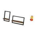thumbnail image 1 of Estantes Flotantes De Madera De Estilo Rústico Moderno Para Pared, Ideales Para Cocina, Oficina O Comedor. Incluyen Una Estatua De Serpiente Del Año Nuevo Chino, Un Adorno Decorativo De Arte, 1 of 8