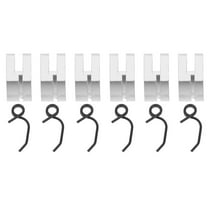 OUNONA Parts Kit Metal Engine Clutch Shoe Spring 6 Sets 0.75x0.39in