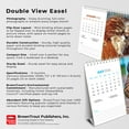 thumbnail image 6 of Chickens | 2026 7.5x6" Monthly Double-View Easel Desk Calendar | BrownTrout, 6 of 9
