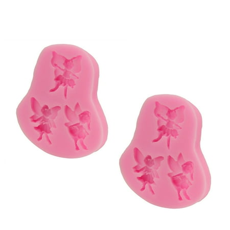 

Kitchen 2PC Heart-shaped Silicone Mold Fondant Cake Decor Chocolate Mould Baking Soap Icing Decorating Kit Pan StBoxes