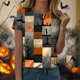 thumbnail image 5 of Godom Halloween Shirts for Women Cute Ghost Shirt Fall Pumpkin Tshirt Graphic Tees casual Short Sleeve Tops, 5 of 6