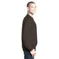 thumbnail image 4 of Gildan Men’s Heavy Blend Casual Crewneck Sweatshirt, Pullover Casual Fleece, Dark Chocolate, S, 4 of 5