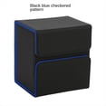 thumbnail image 2 of Caja de Almacenamiento Portátil de Juegos de Mesa, Protector de Tarjeta, Caja de Almacenamiento de Gran Capacidad Negro + Azul, 2 of 8