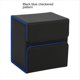 thumbnail image 2 of Caja de Almacenamiento Portátil de Juegos de Mesa, Protector de Tarjeta, Caja de Almacenamiento de Gran Capacidad Negro + Azul, 2 of 8