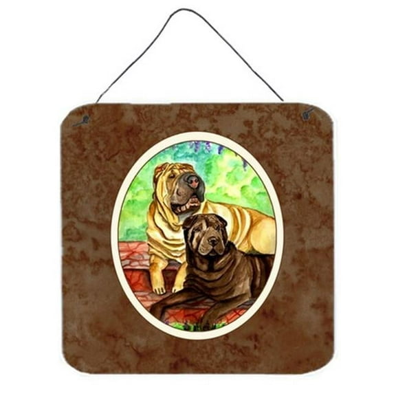 Shar Pei Fawn & Chocolate Wall or Door Hanging Prints