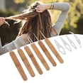 thumbnail image 4 of Dreadlock Crochet Needle, Dreadlocks Needle Tools Alloy Different Shapes Highlight Hairstyle  For Hair Styling Silver, 4 of 8