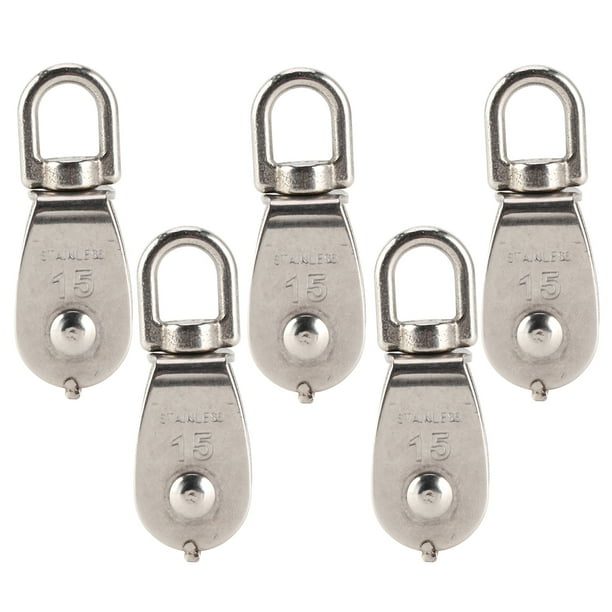 KG Pulley 5pcs Single Pulley Roller Wire Rope Sheave Roller Pulley Roller Quality You Can Trust