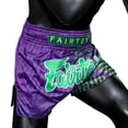 thumbnail image 5 of Fairtex Slim Cut Muay Thai Boxing Shorts (Racer Purple, Medium), 5 of 5