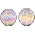 thumbnail image 1 of zaoalife 2Pcs Vanity Mirror Double-Sided Foldable Mirror, Handheld Compact Pocket Mirror Makeup Mirror Cosmetic Mirror, 1 of 1
