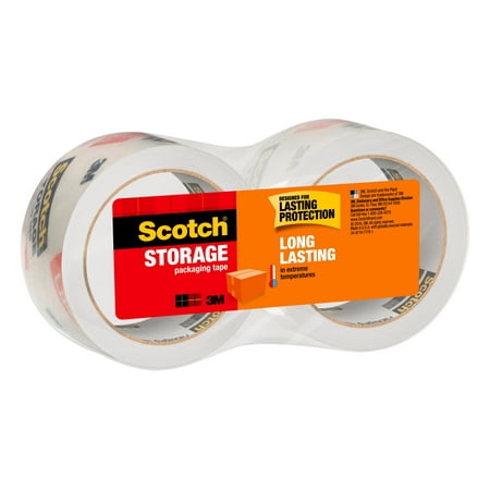 UPC: 0051131658752 | Scotch Long Lasting Packaging Tape  1 7/8  x 55 Yds  2 Rolls