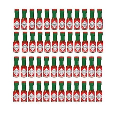 TABASCO Original Red Miniatures 1/8 oz (48 Pack)