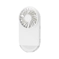 thumbnail image 1 of Handheld Mini USB Brushless Fan with LED Lamp 4 Speed Large Wind Portable 1200mAh Battery for Travel, 1 of 5