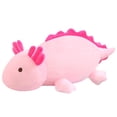 thumbnail image 1 of Juguete de peluche SQEQE con peso de axolotl rosa, 60 cm, 1,4 kg, para niños, 1 of 6