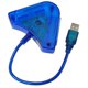 thumbnail image 2 of Cable convertidor de controlador de juego para PC con dos puertos PS2 a USB PS3, 2 of 5