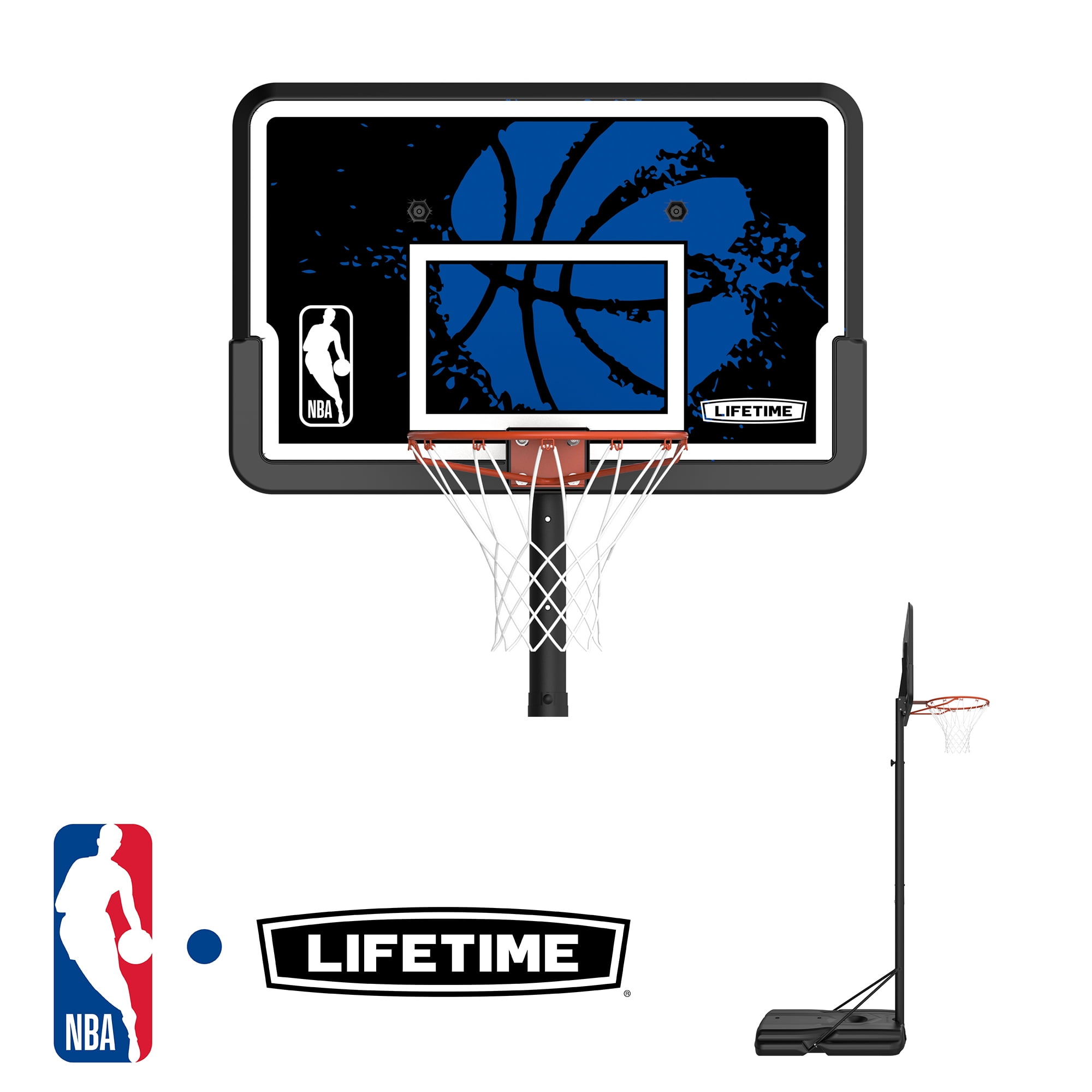 Lifetime NBA 44-Inch Impact® Adjustable Portable Basketball Hoop (92146)