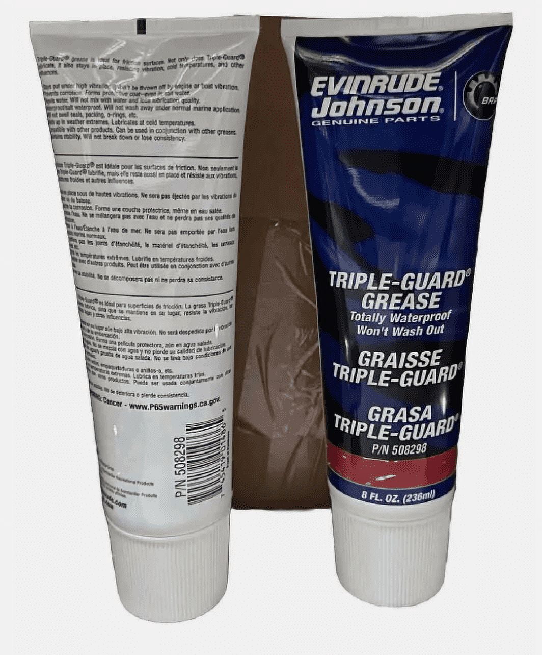 Graisse Triple Guard Evinrude Johnson - Tube 226,8 G Pour Moteurs Marins