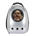 thumbnail image 4 of portátil para mascotas, cápsula , bolsa de viaje con burbujas para gato - plata Sunnimix Transportín de viaje para mascotas, 4 of 7