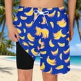 thumbnail image 3 of Kcolen Boys Swim Trunks with Compression Liner Toddler Swimsuit Boy Swim Shorts Bathing Suits Boxer Brief Swimming Trunks, 3 of 5