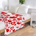 thumbnail image 5 of Hfolob Valentines Day Gifts Valentine's Day Blanket Flannel Decorative Blanket Air Conditioning Blanket （100X150Cm） Home Decor, 5 of 6