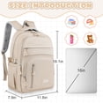 thumbnail image 6 of DAKIMOE School Backpack for College High Middle School Fashion Student Bag Teen Bookbag Laptop Backpack Women Travel Daypacks, 6 of 7