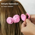 thumbnail image 3 of Tignapoo Pink Silicone Hair Roller Set for DIY Styling - 15 Large & 15 Small Heat-Free Curlers with Wig Cap, Safe for All Hair Types, Perfect for Home Use, 3 of 7