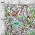 thumbnail image 2 of oneOone Cotton Poplin Red Fabric Florals Craft Projects Decor Fabric Printed By The Yard 42 Inch Wide, 2 of 4