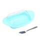 thumbnail image 3 of Caja para cortar mantequilla, hermética, para cocina, vajilla, mantequilla, para encimeras y hogar. Azul, 3 of 9