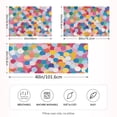 thumbnail image 2 of Yayeee Pillowcase Queen Size Set of 2 Satin Wrinkle Resistant Pillow Case, Yellow Colorful Circles, 2 of 7