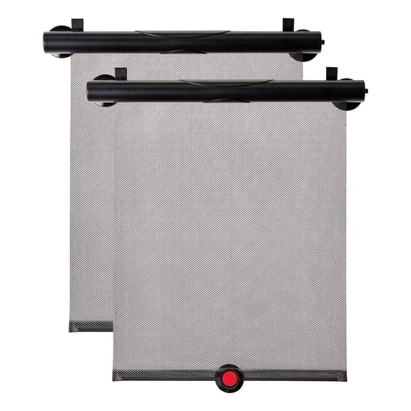 Parent's Choice Easy Install Roller Mesh Sunshade for Car, Heat & UV Blocking, Universal Fit 14 in x 17 in
